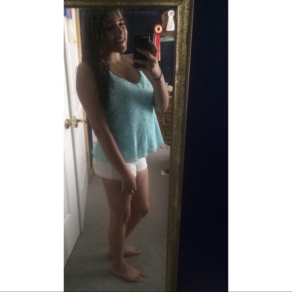 Light Blue halter top